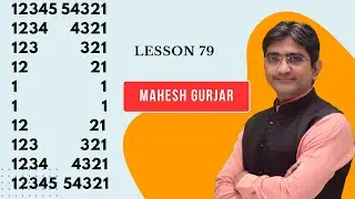 #79 | Pattern 25 | Complete C Programming | Hindi