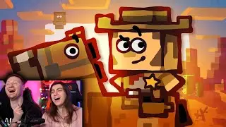 Sheriffs Revenge - Ultimate Minecraft Cartoons | Месть шерифа | РЕАКЦИЯ на Cas van de Pol