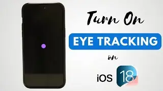 How To Turn On Eye Tracking On iOS 18!