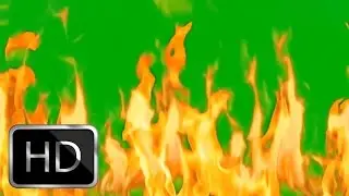 Fire Green Screen HD