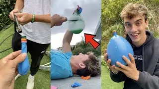 Extremely Satisfying Multi-Layer Balloon Pop!! 🎈😳 - 