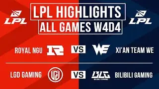 LPL Highlights ALL GAMES Week 4 Day 4 | LPL Summer Split 2024