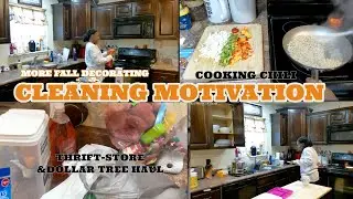 CLEANING MOTIVATION,THRIFT AND DOLLAR TREE HAUL,COOKING CHICKEN CHILI