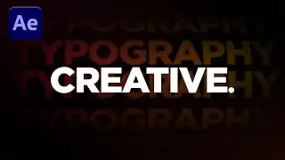 How to Create Creative Typographic Title Animation in After Effects