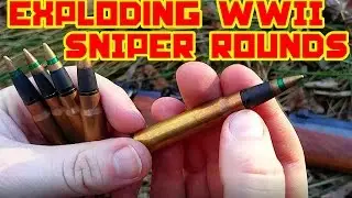 EXPLODING WW2 Sniper Ammunition - 8mm