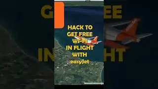 Great Hack to get FREE WiFi when flying with easyJet! #wifi #flight #easyjet