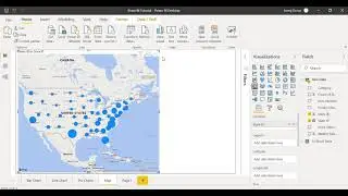 Creating maps for data visualization in Power BI