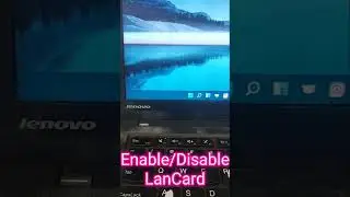 How to Enable/Disable LAN connection from Command