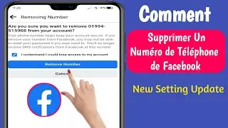 Comment supprimer un NUMÉRO DE MOBILE de Facebook| Comment supprimer un numéro de téléphone Facebook