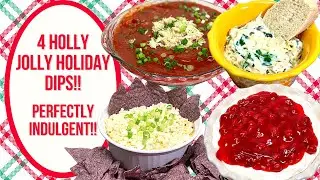 HOLLY JOLLY HOLIDAY DIPS!!  PERFECT PARTY PLEASERS!!