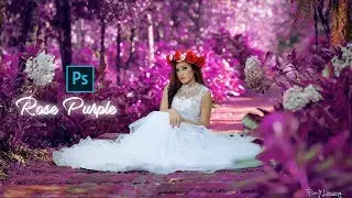 Photoshop Tutorials Rose Purple Effect | Change Background Color