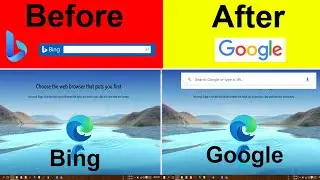 How to Make Google the Default Search Engine in Microsoft Edge !माइक्रोसॉफ्ट एज में गूगल कैसे सर्च..