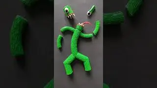 Роблокс 🌈Радужные друзья - Зелёный / Green / Roblox - из пластилина 