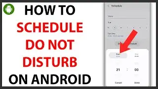 How to Schedule Do Not Disturb on Android [QUICK GUIDE]