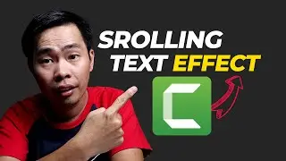 How to make Scrolling Text in Camtasia | Camtasia Video Editing Tutorial