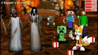 Slendrina & Granny Boss In FNaF World (Mod)