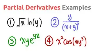 Partial Derivatives of Functions with Two and Three Variables