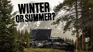 Is it Winter or Summer? | Testing a new tent / camping gear!