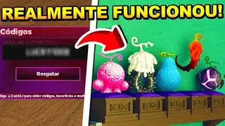 USEI O CÓDIGO DA SORTE NO FRUIT BATTLEGROUNDS E REALMENTE FUNCIONOU!