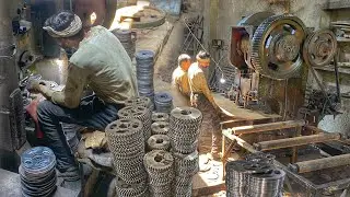 Process of Making Motercycle Sprocket by Cutting Huge Iron Sheets