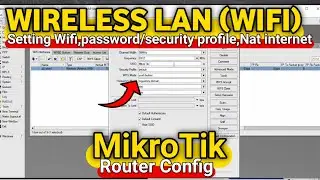 cara mudah setting wifi router mikrotik jadi acces point dan terhubung ke internet