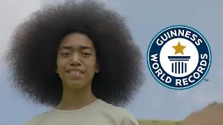 World's LARGEST AFRO! | Guinness World Records