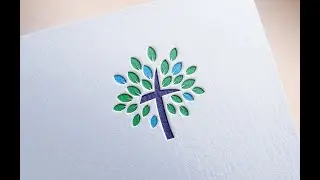 Logo Design Tutorial in Adobe Illustrator cc || Preschool symbol of tree logo