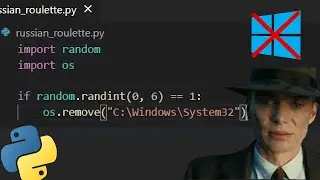 DELETE SYSTEM32 with PYTHON?