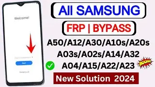 All Samsung Galaxy Frp Lock Remove Without Pc | Google Lock Unlock | Frp Bypass 2024 New Update