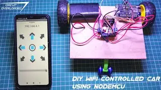 How to make wifi car using node mcu | smartphone control | #DIY | ESP8266 & L298 | circuit overload