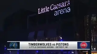 Minneosta Timberwolves @ Detroit Pistons Intro (BallySports Detroit)