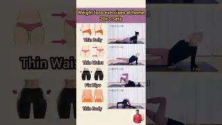 weight loss exercises at home #yoga #weightloss #fitnessroutine #shorts