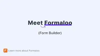 Meet Formaloo Form Builder