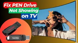 How to Fix PEN Drive is Not Showing on TV | Connecting USB Flash drive | Get USB to Work on TV