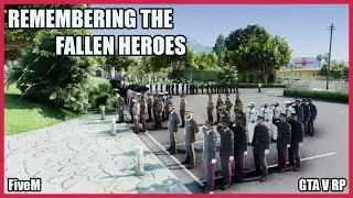 Honoring The Fallen Heroes | Convoy And March | Short Memorial Video | FiveM | GTA V Roleplay