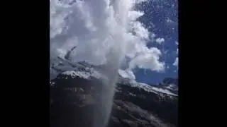 Oeschinensee waterfall