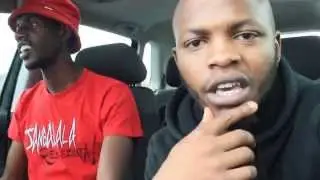 General No Sjovo [in the car] behind the scenes