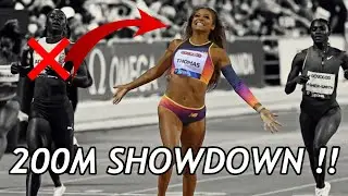 EPIC 200M CLASH !1 GABBY THOMAS VS JULIEN ALFRED VS DINA ASHER-SMITH| PARIS DIAMOND LEAGUE 2024