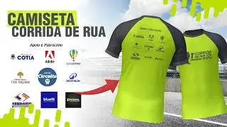 Como fazer uma CAMISETA DE CORRIDA DE RUA 1 cor inteira no seu Corel [Power trace e Vectorizer Ai]