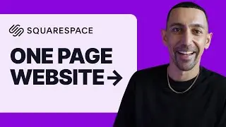 Design A Beautiful 1 Page Website in Squarespace