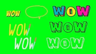 ⚡GREEN SCREEN EFFECT ⚡ WOW Reaction ⚡ Overlay Pack ⚡