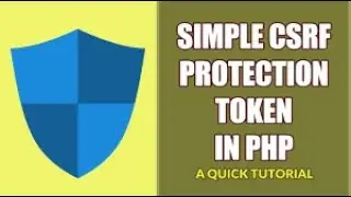 CSRF Token Protection In PHP 2022  easy way to protect your site from CROSS SITE REQUEST FORGERY