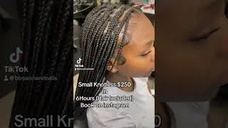 @bbsalonandnails #trendingbraids #knotlessbraids #smallknotless #dallasbraider #love people