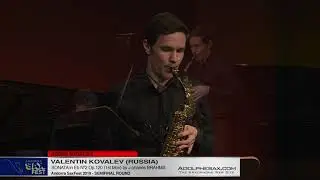 Andorra SaxFest 2019 Semifinal   Valentin Kovalev   Sonata in Eb Nº2 by J  Brahms