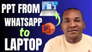 How to Transfer PPT File from WhatsApp to Laptop |Send from WhatsApp iPhone to PC #softwaretutorials