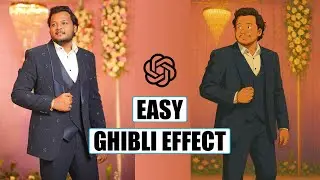 How to Create the Viral Ghibli Effect Using ChatGPT!  in Telugu (Step-by-Step Tutorial)