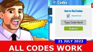 *ALL CODES WORK* Mega Yacht Tycoon ROBLOX | July 21, 2023