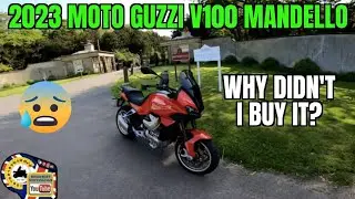 2023 Moto Guzzi V100 Mandello first impressions. (timecoded)