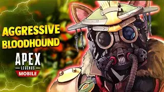 Aggressive Bloodhound Gameplay | Apex Legends Mobile Gameplay | 12 Kills 2500+ Damage