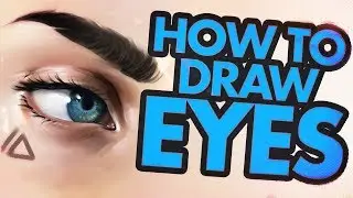 How to Draw Eyes Tutorial. Very Easy!